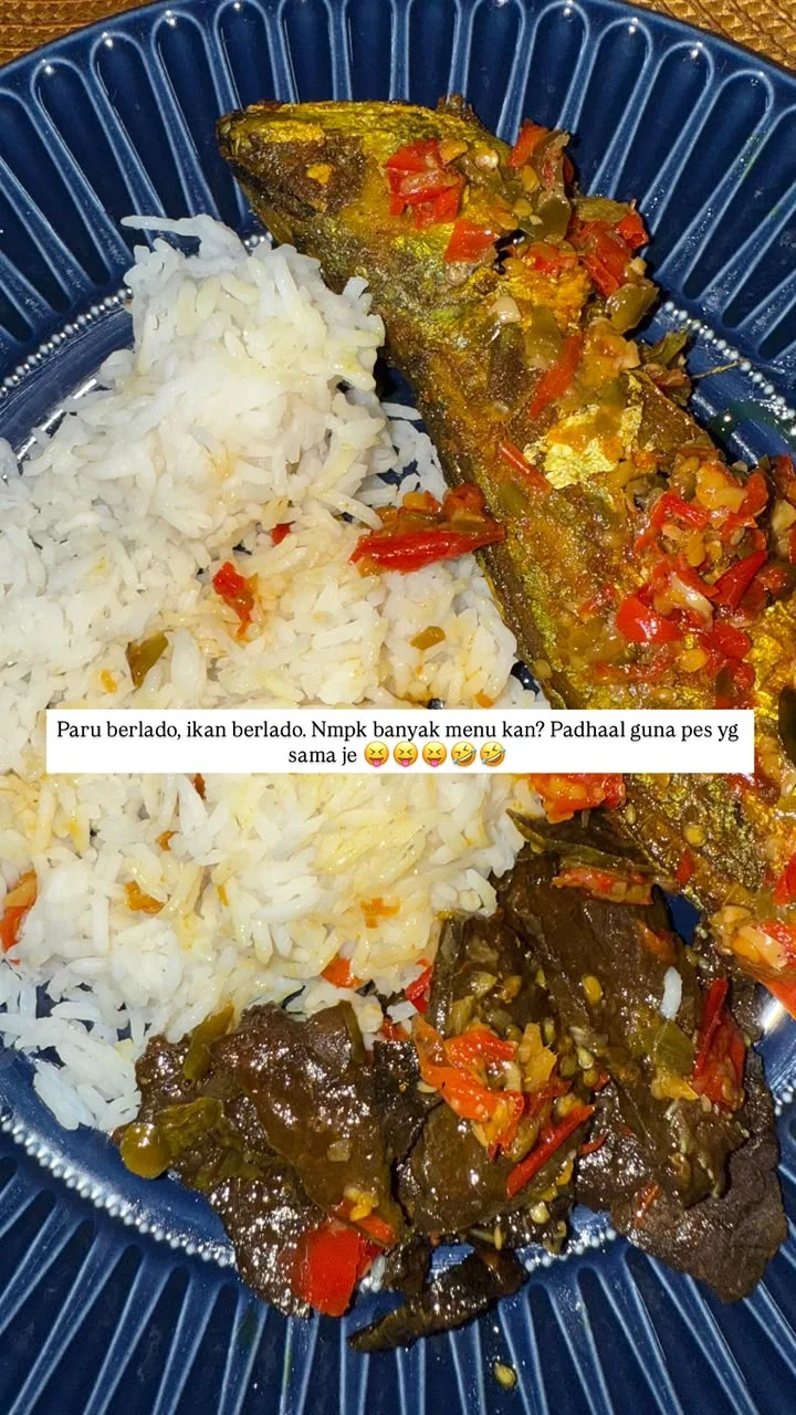 Paru Berlado, Ikan Berlado, nyum! nyum!